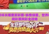 世界杯从哪里买彩票-纵情绿茵，世界杯期间彩票购彩全攻略