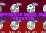 昨天世界杯彩票结果-昨日彩票，探秘世界杯的惊喜与遗憾