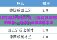 世界杯彩票赔率怎么算-世界杯彩票赔率简明解析，算法与策略致胜之路