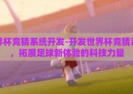 世界杯竞猜系统开发-开发世界杯竞猜系统，拓展足球新体验的科技力量