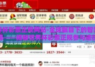 世界杯彩票正规网站-全球瞩目下的智慧选择——揭秘世界杯彩票正规参与途径