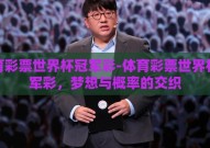体育彩票世界杯冠军彩-体育彩票世界杯冠军彩，梦想与概率的交织