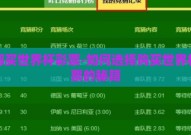 去哪买世界杯彩票-如何选择购买世界杯彩票的秘籍