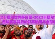 2022卡塔尔世界杯彩票-2022卡塔尔世界杯，足球盛宴背后的彩票热潮与全球粉丝的狂欢