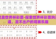 哪里卖世界杯彩票-探索世界杯彩票购买渠道，足不出户的观赛乐趣