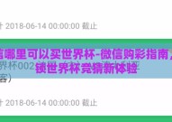 微信哪里可以买世界杯-微信购彩指南，解锁世界杯竞猜新体验