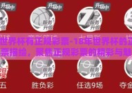 18世界杯有正规彩票-18年世界杯的正当彩票描绘，聚焦正规彩票的精彩与魅力