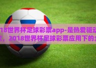 2018世界杯足球彩票app-是热爱驱动的狂欢，2018世界杯足球彩票应用下的全球盛宴