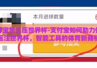 支付宝怎么压世界杯-支付宝如何助力便捷压注世界杯，智能工具的体育新商机