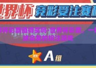 世界杯彩票值得买吗-世界杯彩票，一场以球会友的投注游戏