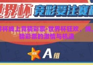 世界杯线上竞猜彩票-世界杯狂欢，线上竞猜彩票的激情与机遇