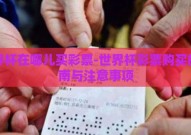 世界杯在哪儿买彩票-世界杯彩票购买的指南与注意事项