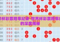 世界杯彩票赔率纪录-世界杯彩票赔率纪录的深度揭秘