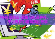 世界杯彩票购买-激情与机遇并存，一个关于世界杯彩票购买的故事