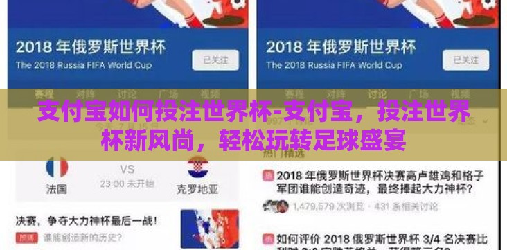 支付宝如何投注世界杯-支付宝，投注世界杯新风尚，轻松玩转足球盛宴