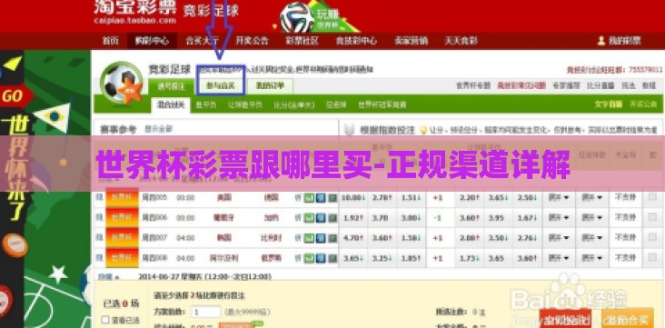 世界杯彩票跟哪里买-正规渠道详解 世界杯彩票跟哪里买-正规渠道详解