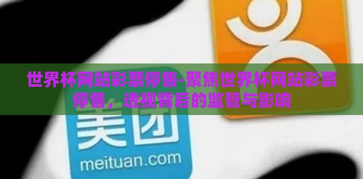 世界杯网站彩票停售-聚焦世界杯网站彩票停售，透视背后的监管与影响