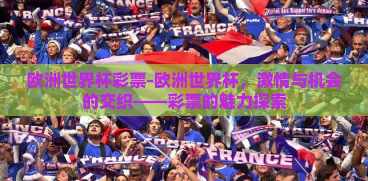 欧洲世界杯彩票-欧洲世界杯,激情与机会的交织——彩票的魅力探索 欧洲世界杯彩票-欧洲世界杯,激情与机会的交织——彩票的魅力探索